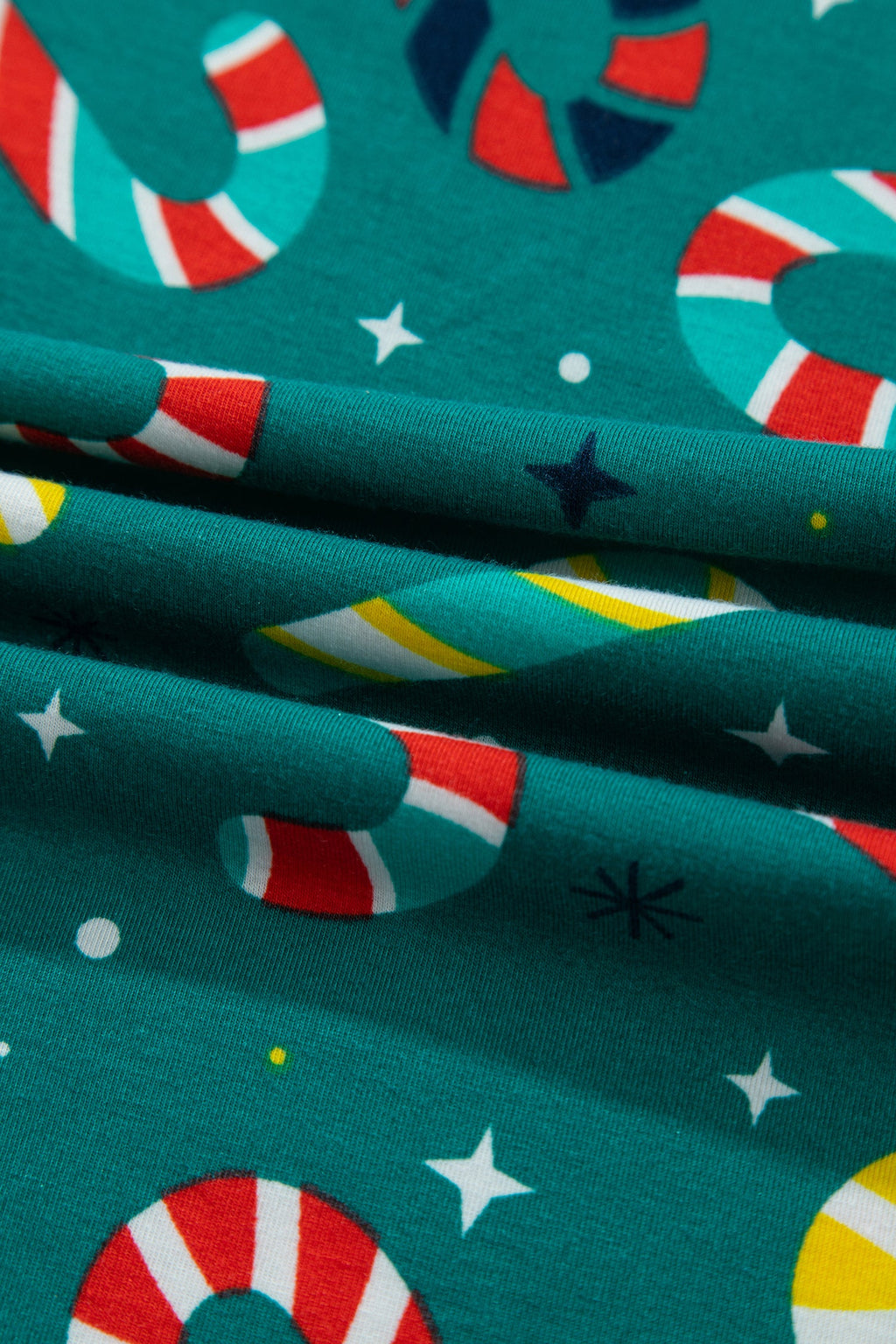 Christmas Candy Cane Top & Pants Pajama Set