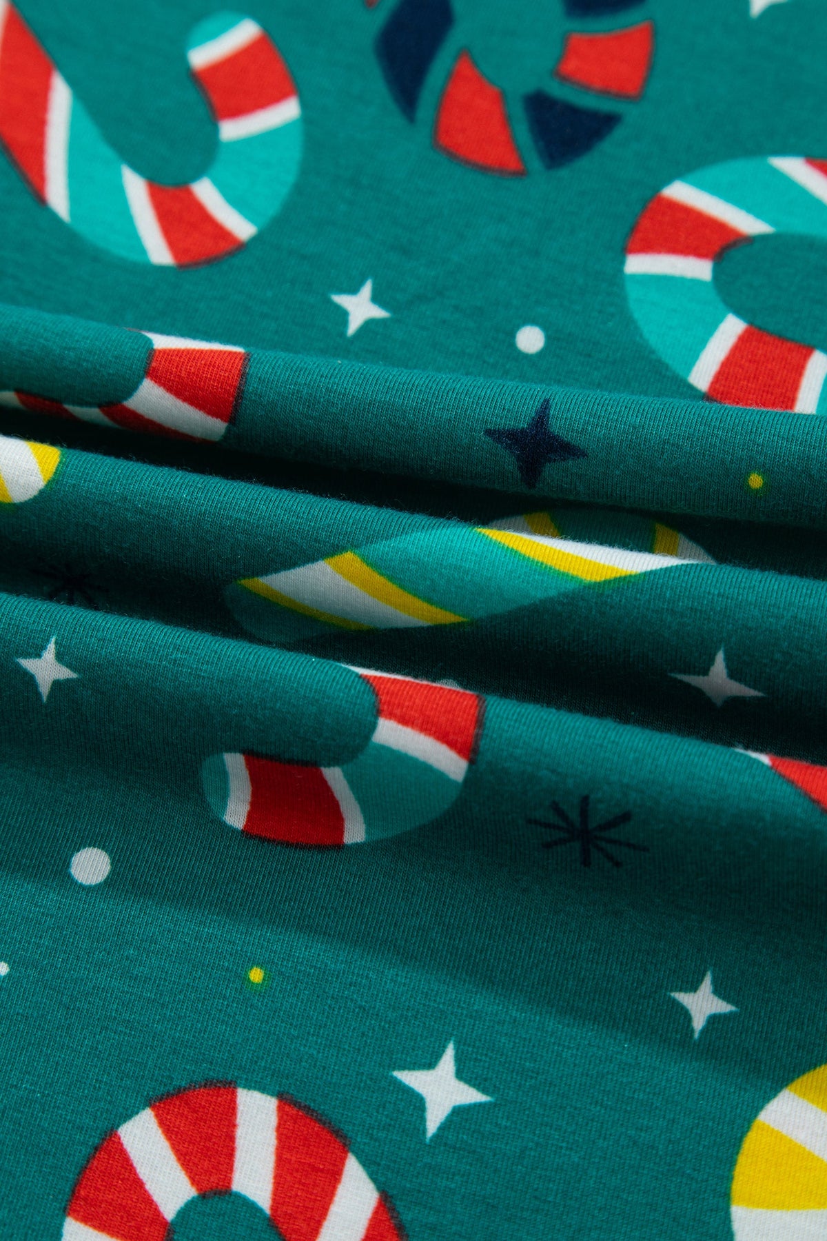 Christmas Candy Cane Top & Pants Pajama Set