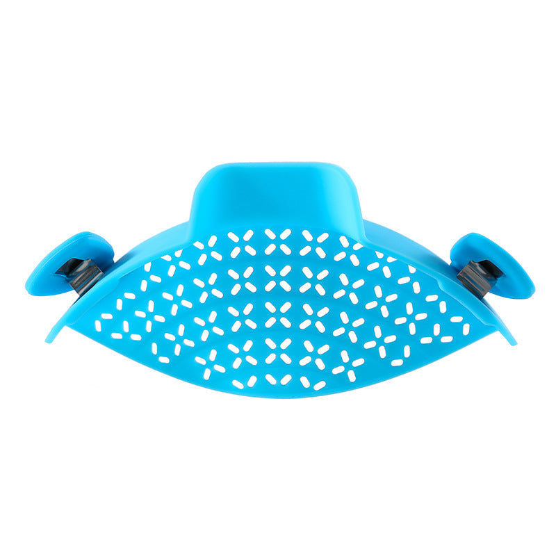 Silicone Pot Side Drain Stopper - Spill-Proof Kitchen Strainer