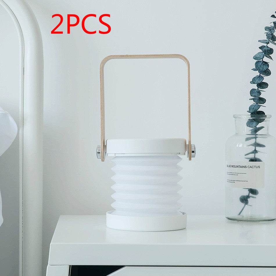 Foldable LED Lantern Lamp - Portable Touch Dimmable Reading Light