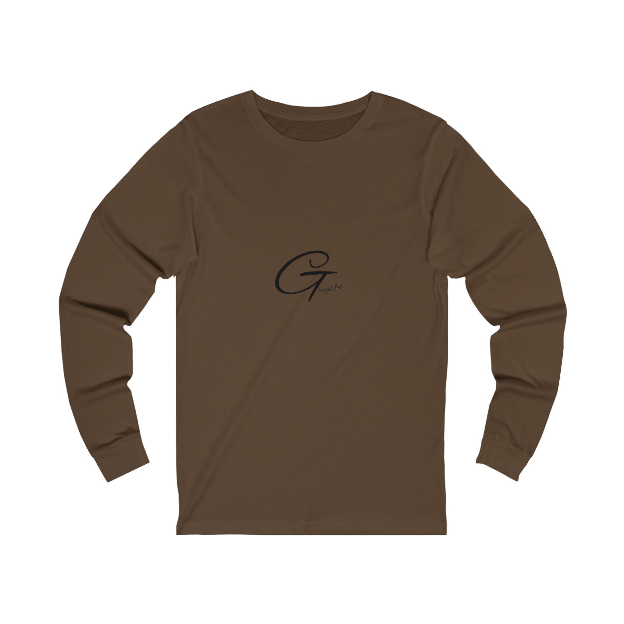 Unisex Jersey Long Sleeve Tee - Premium Cotton Basic