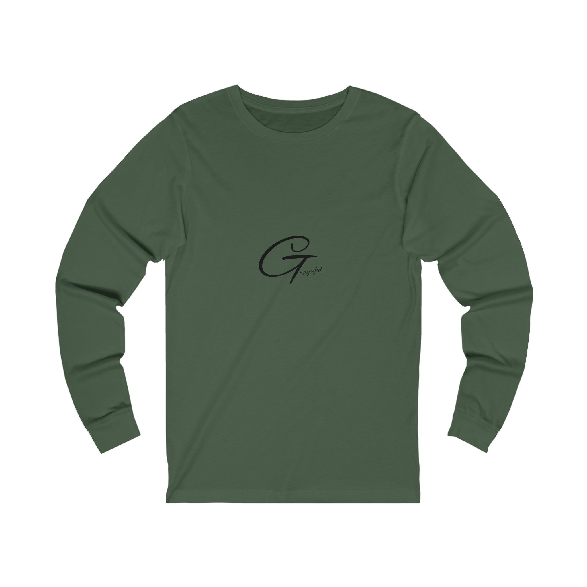 Unisex Jersey Long Sleeve Tee - Premium Cotton Basic