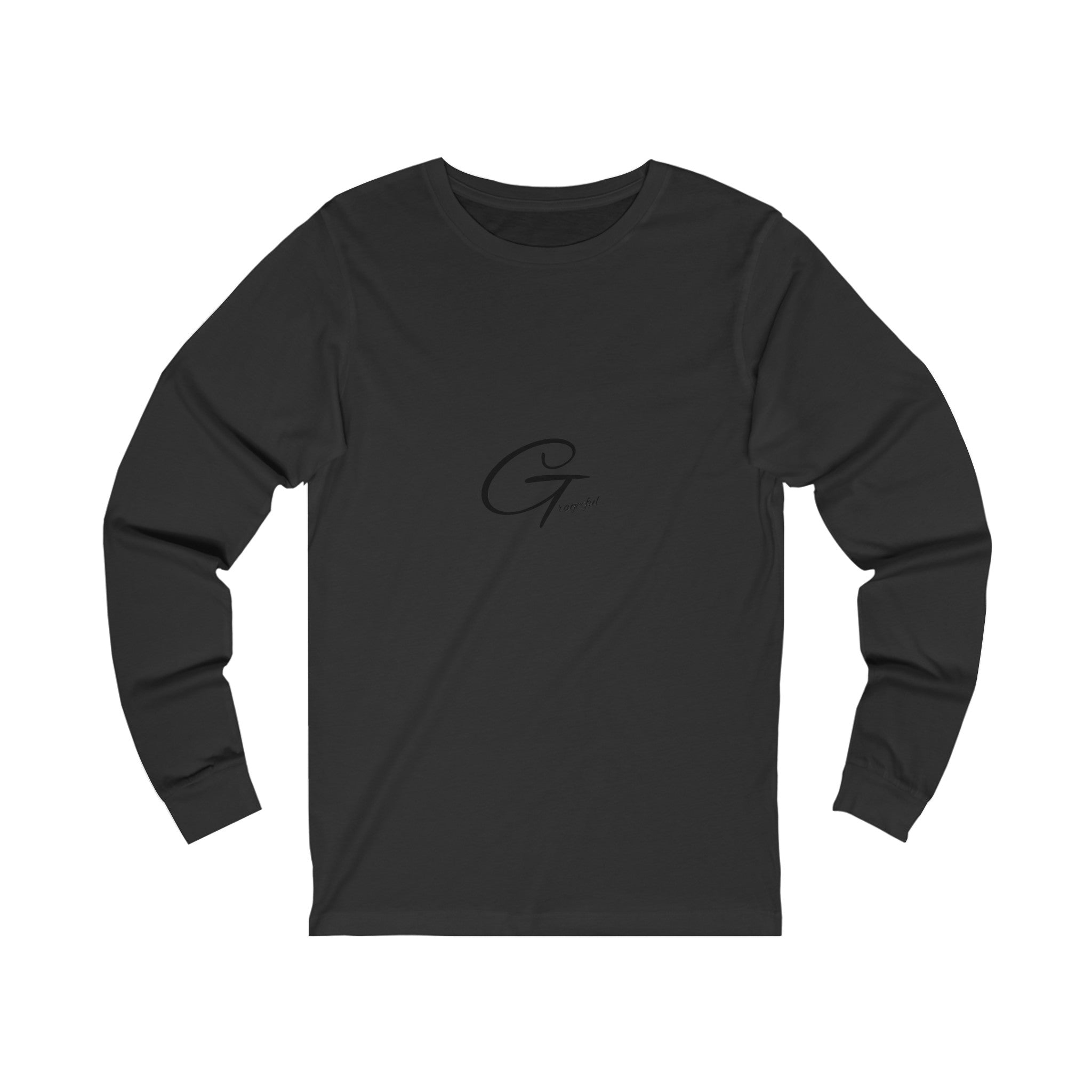 Unisex Jersey Long Sleeve Tee - Premium Cotton Basic