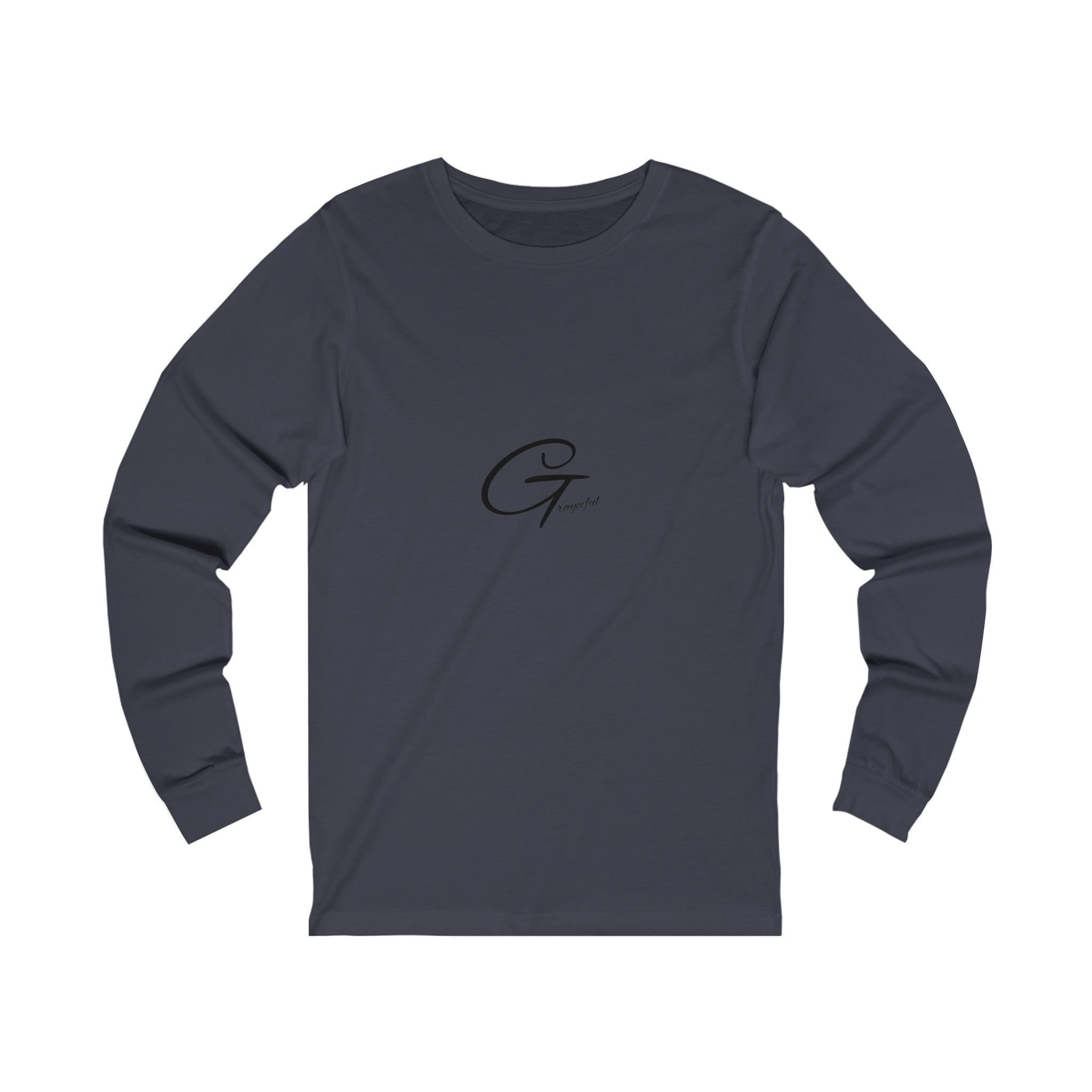 Unisex Jersey Long Sleeve Tee - Premium Cotton Basic