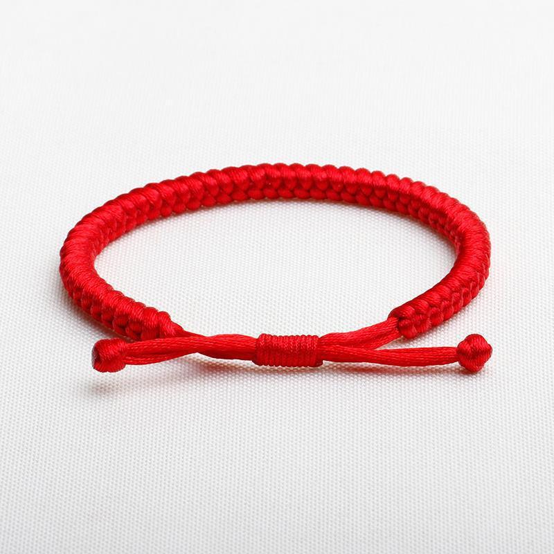 Xiao Zhan's Same Style Diamond Knot Bracelet Red Rope Bracelet Men's And Women's Hand-woven Couple's Lucky Delivery For The Year Of Birth