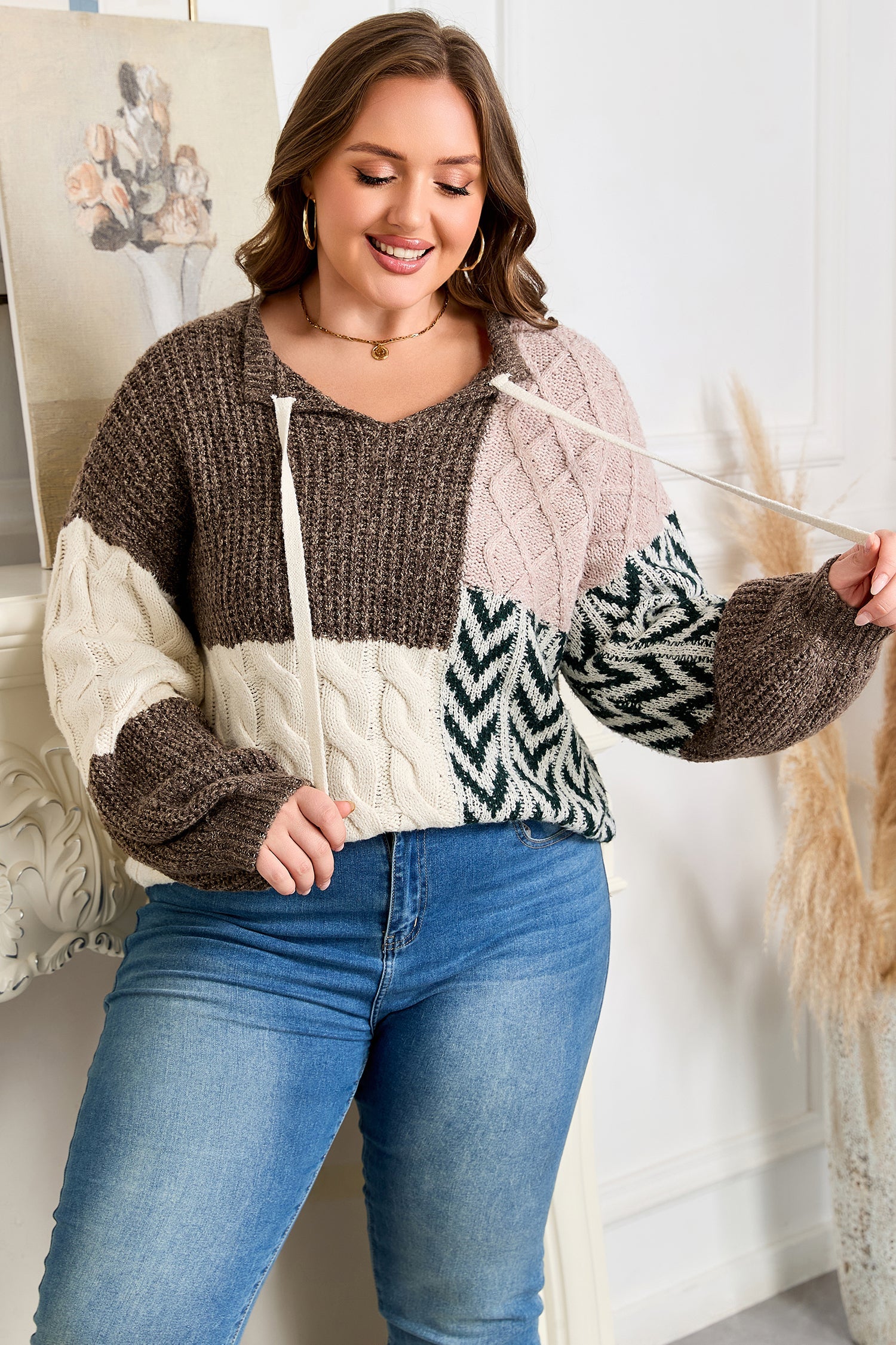 Rivka Back Loose Fit PLUS Sweater