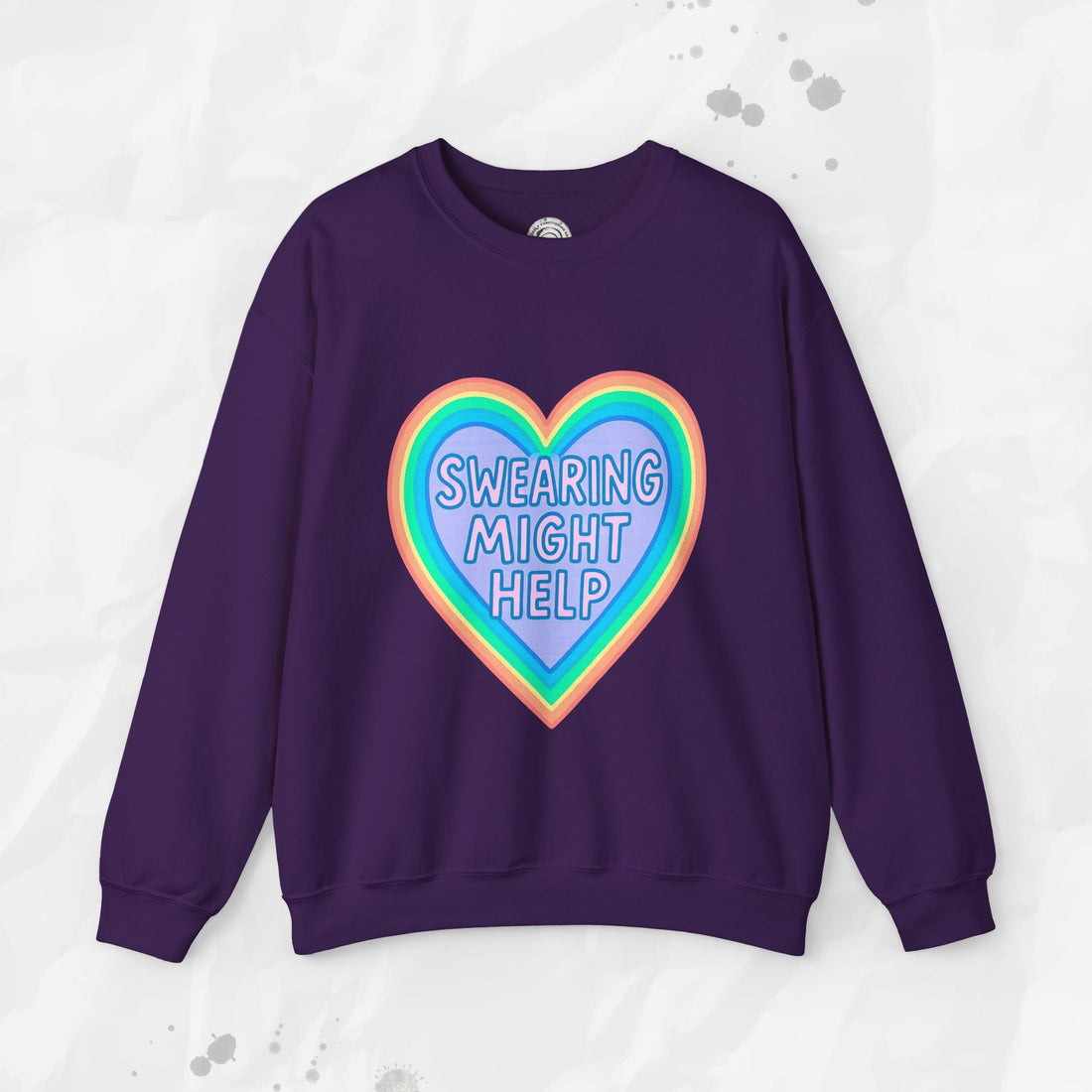 Swearing Might Help – Crewneck Sweatshirt