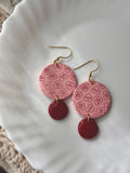 Conversation Heart Earrings - Handmade Jewelry