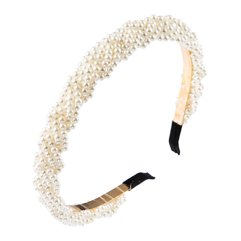 Japanese Style Pearl Headband Fairy Core Hair Hoop Elegant Accessory - Image 5