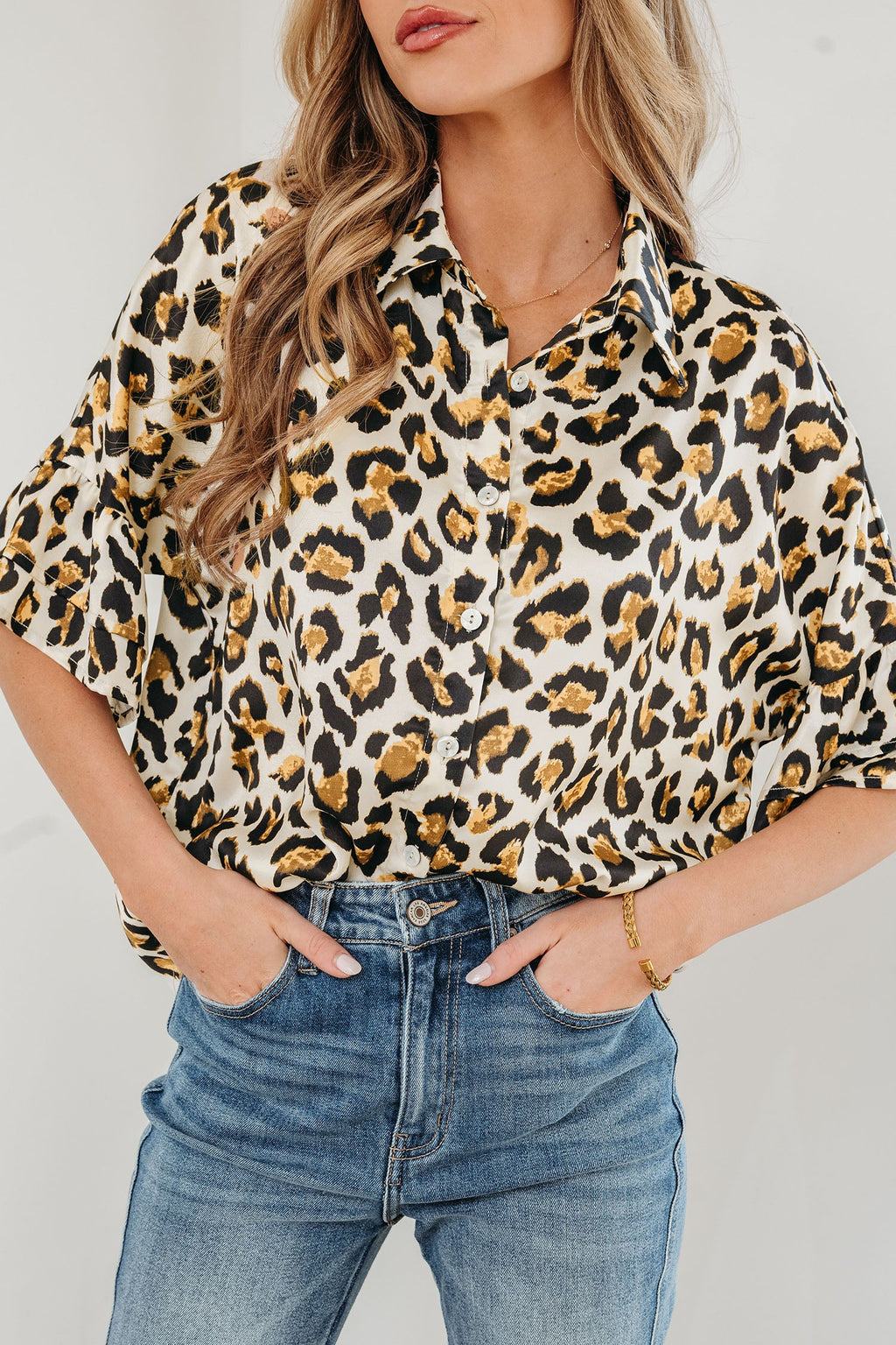 Penny 4 Sleeve Loose Shirt