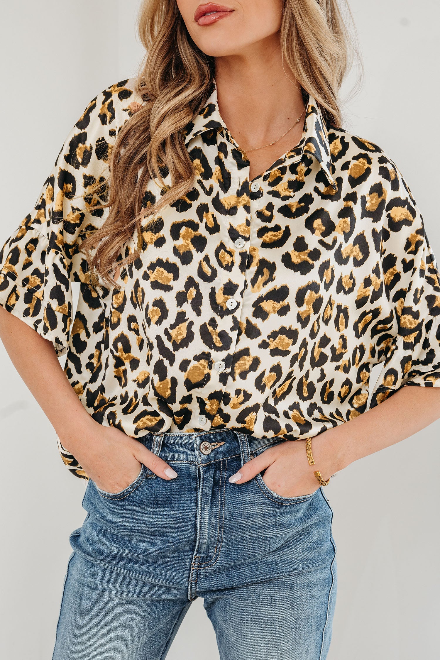 Penny 4 Sleeve Loose Shirt