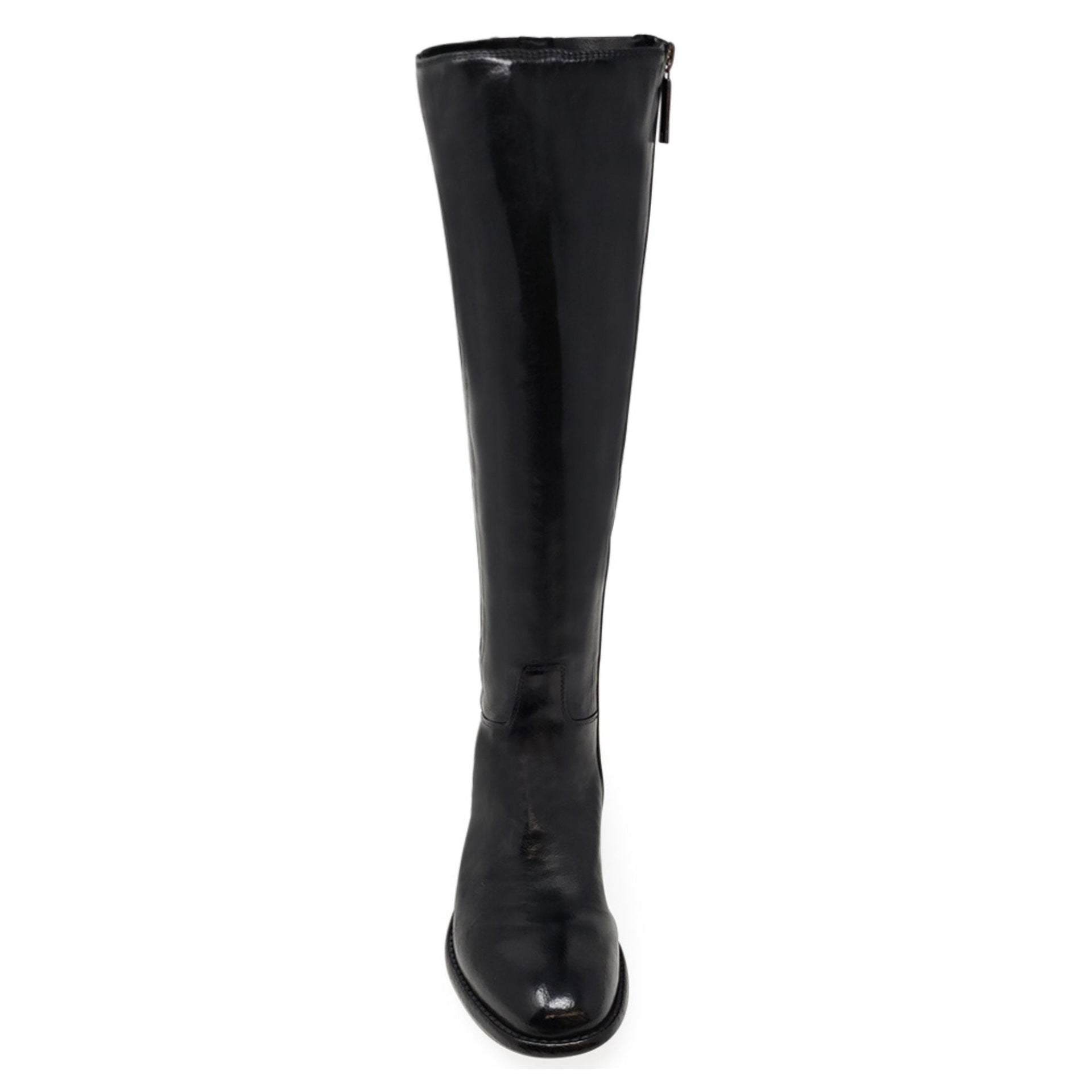 Women's Black Knee High Boots Stretchy Fashion Footwear
