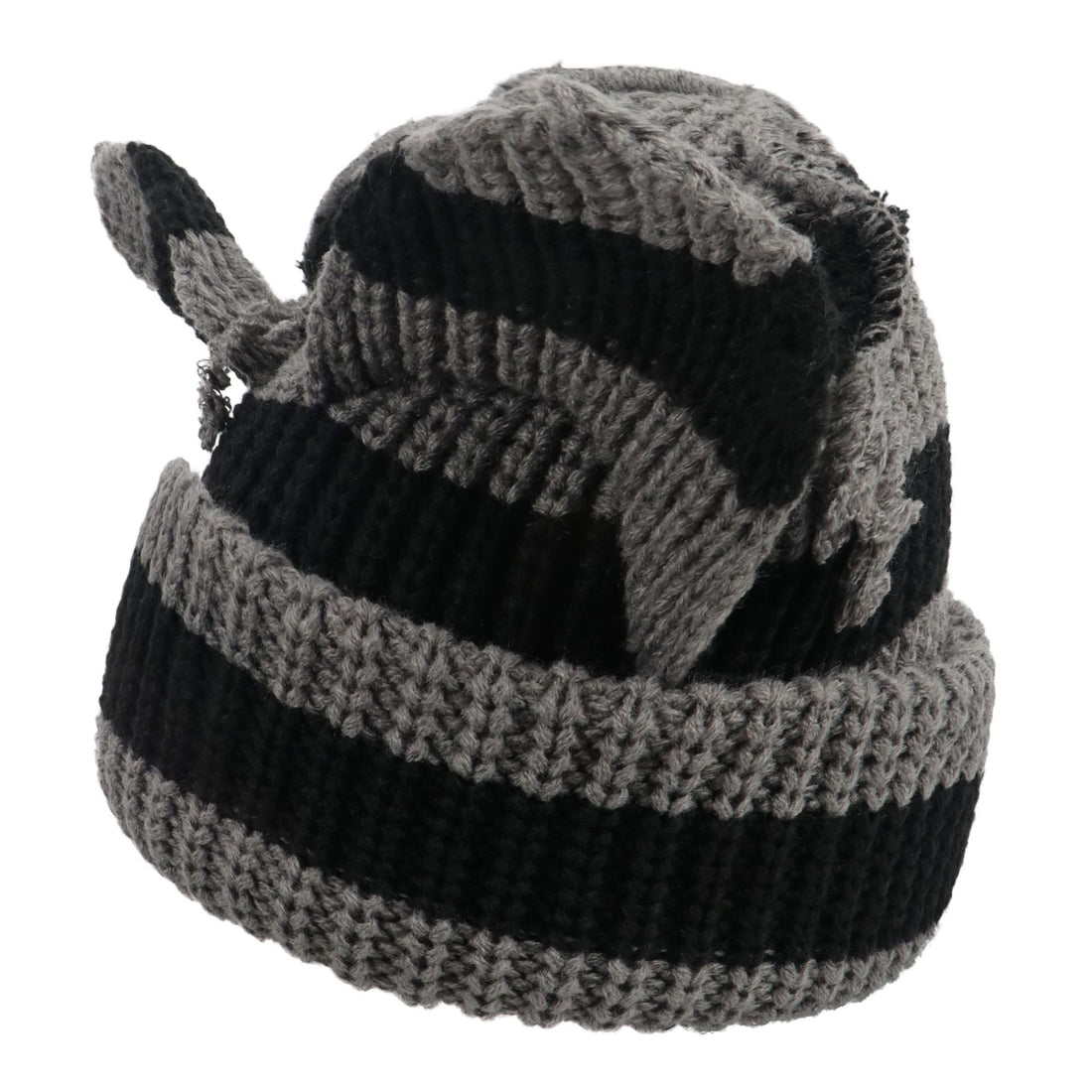 Women's Thickened Acrylic Devil Ear Knitted Beanie Hat - Image 10