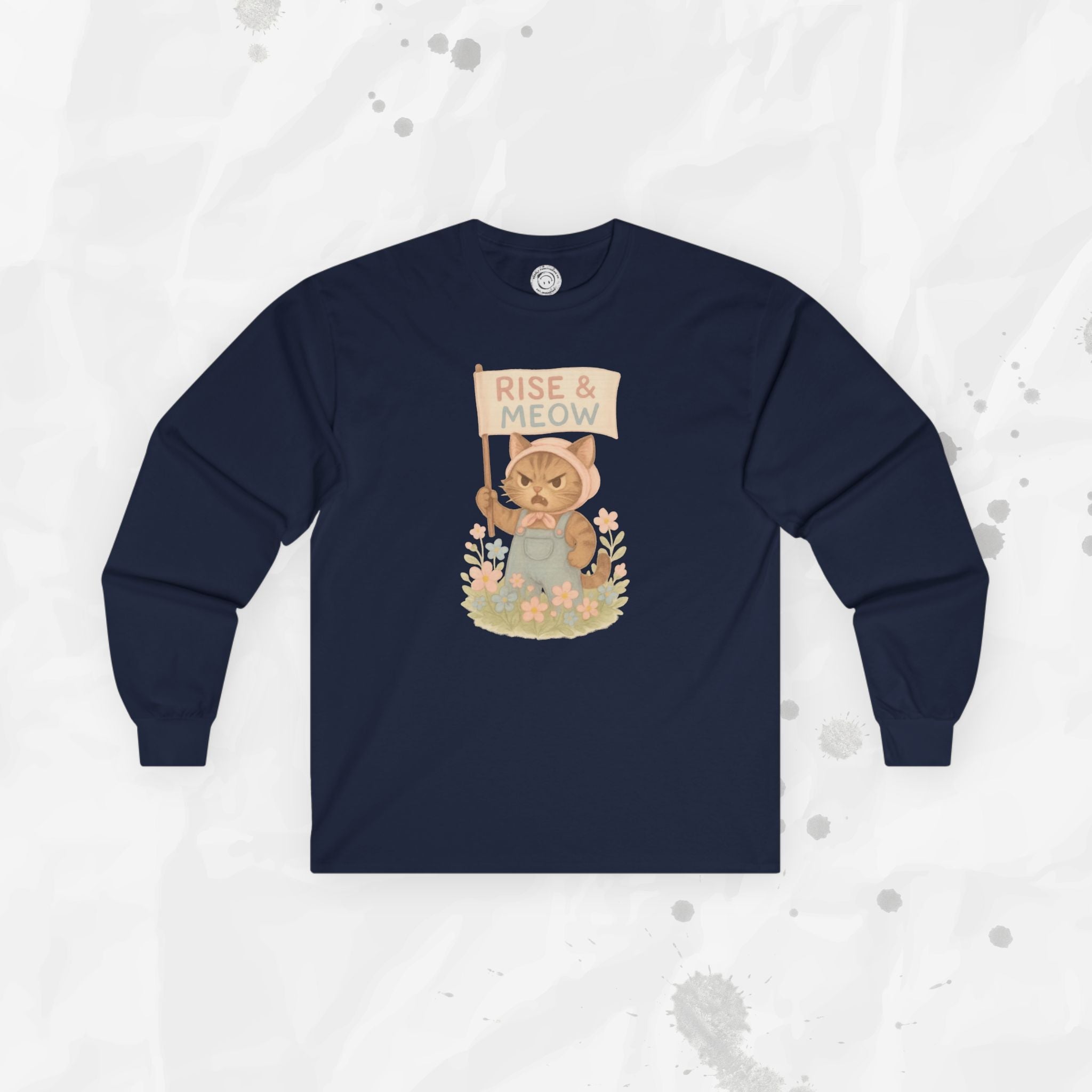 Rise & Meow - Long Sleeve T-Shirt