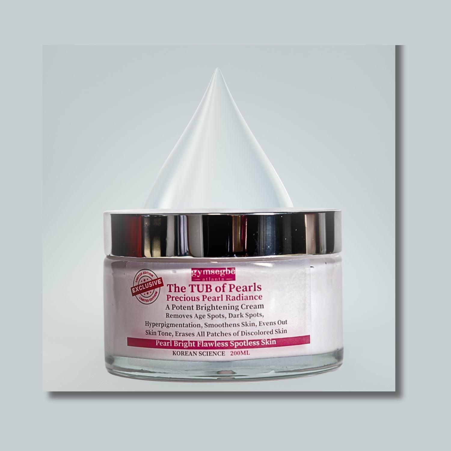 The Tub Of Pearls 200ML Precious Pearl Radiance Brightening Face Cream jar