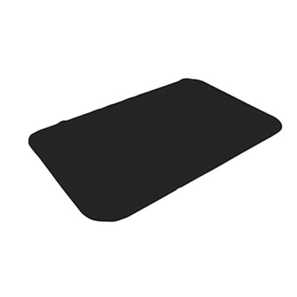 Black Yanaki rectangular anti-fatigue floor mat for barbershops