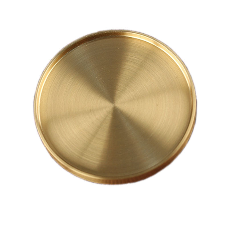 Pure copper tea cushion with copper cup cushion