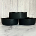 Black 3.25” Scalloped Shorty  Boot