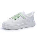 Women's Trendy White Platform Sneakers with Adjustable Straps - Image 5