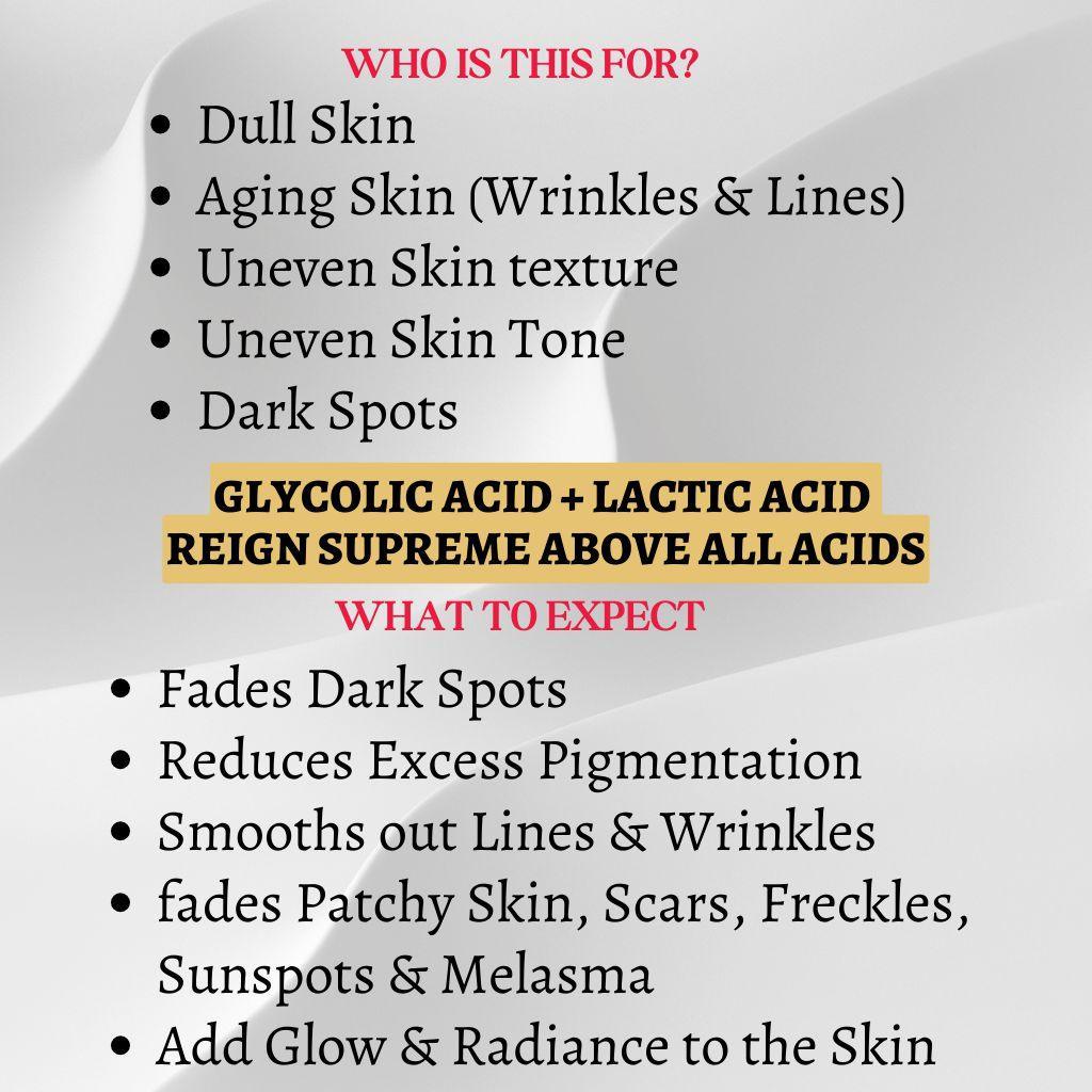 Extreme Glycolic & Lactic Acid Gel Peel, Clinical Exfoliation