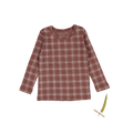 The Printed Long Sleeve Tee -  Rustic Check