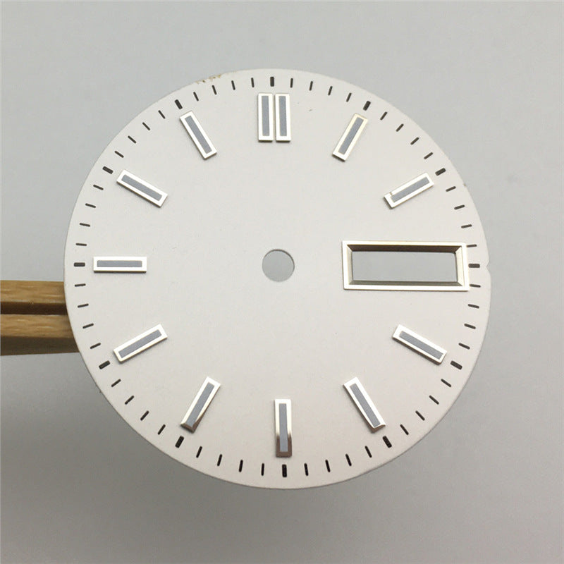 Seiko-modified Watch Dial With Luminous Numerals