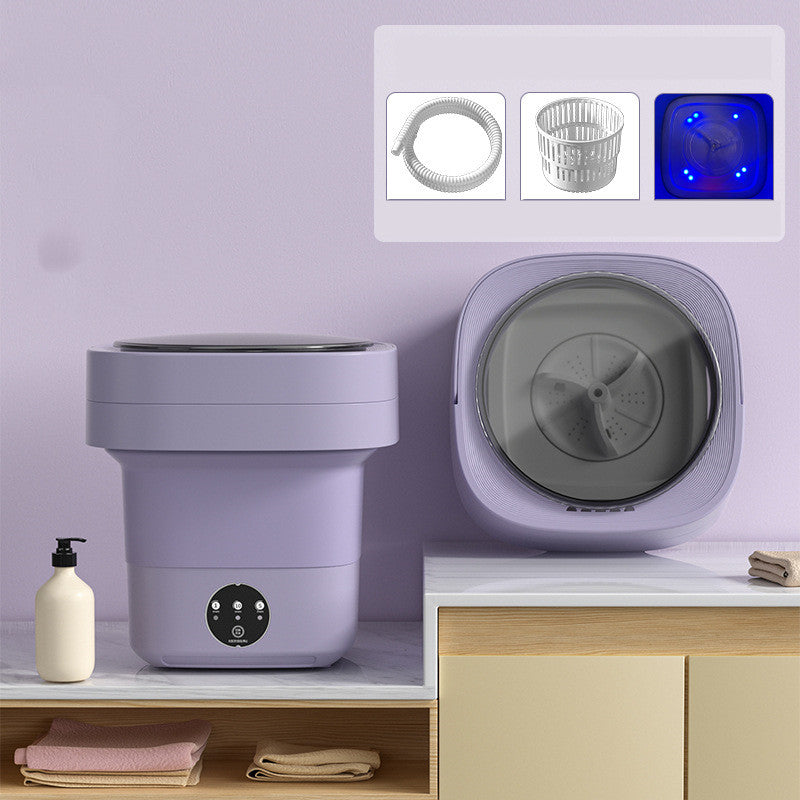 Portable Foldable Washing Machine for Underwear Socks & Delicates