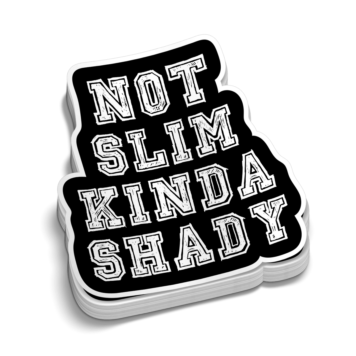 Slim Shady  -  Hard Hat Decal
