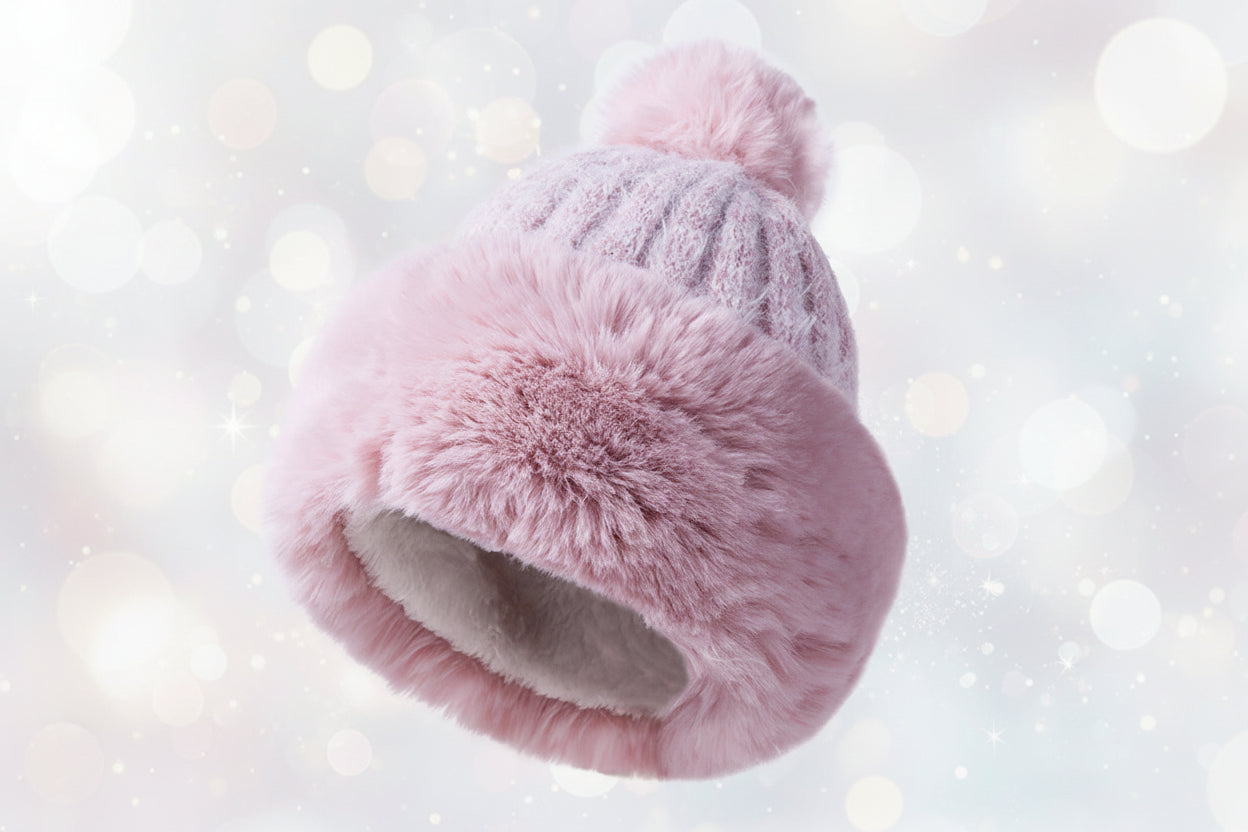 Women’s Winter Mongolian Hat Plush Faux Fur Warm Fashion Cap