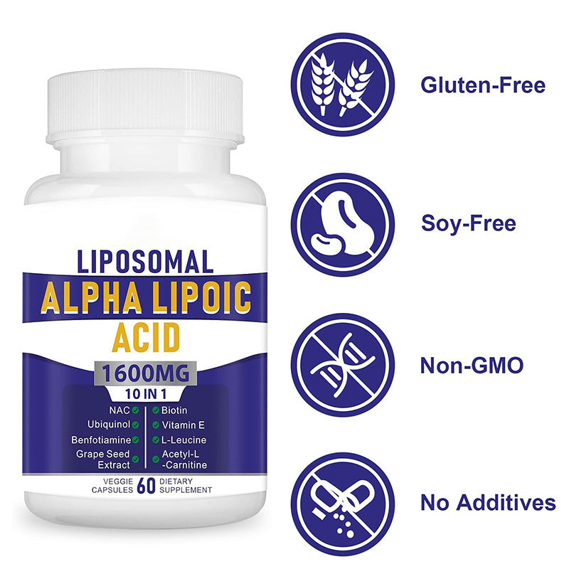 Liposomal Alpha-Lipoic Acid Health Supplement