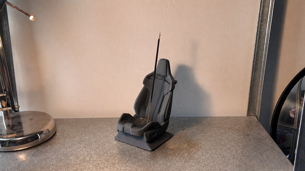 Bucket Seat Automotive Inspired Concrete Incense Holder