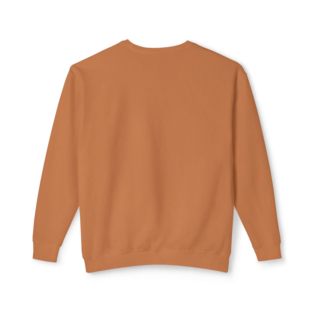 Unisex Lightweight Crewneck Sweatshirt in Charcoal and Cream