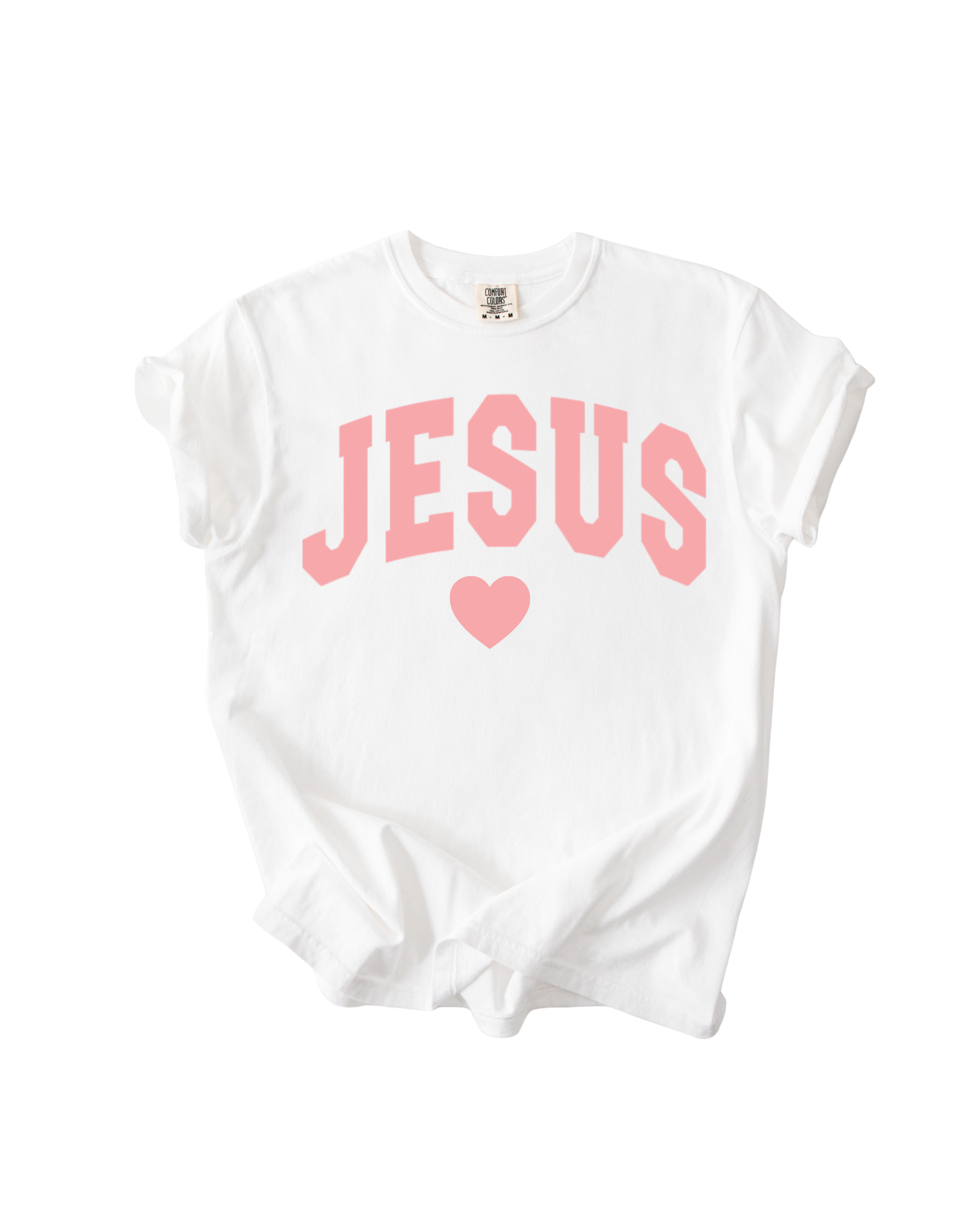 JESUS Varsity Tee - Personalized Valentine's Day Graphic Shirt