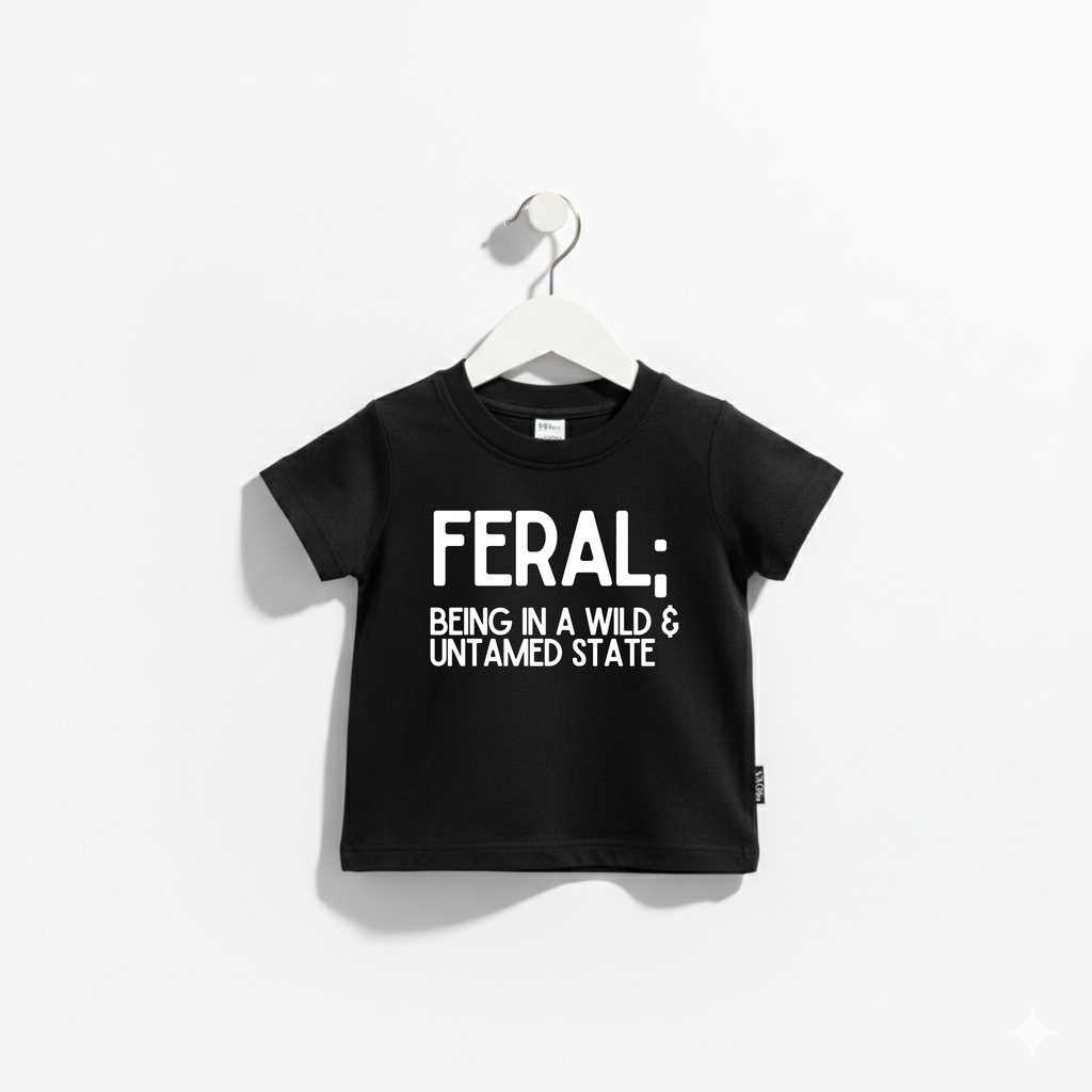 FERAL Definition Unisex Graphic Tee - Minimalist Streetwear