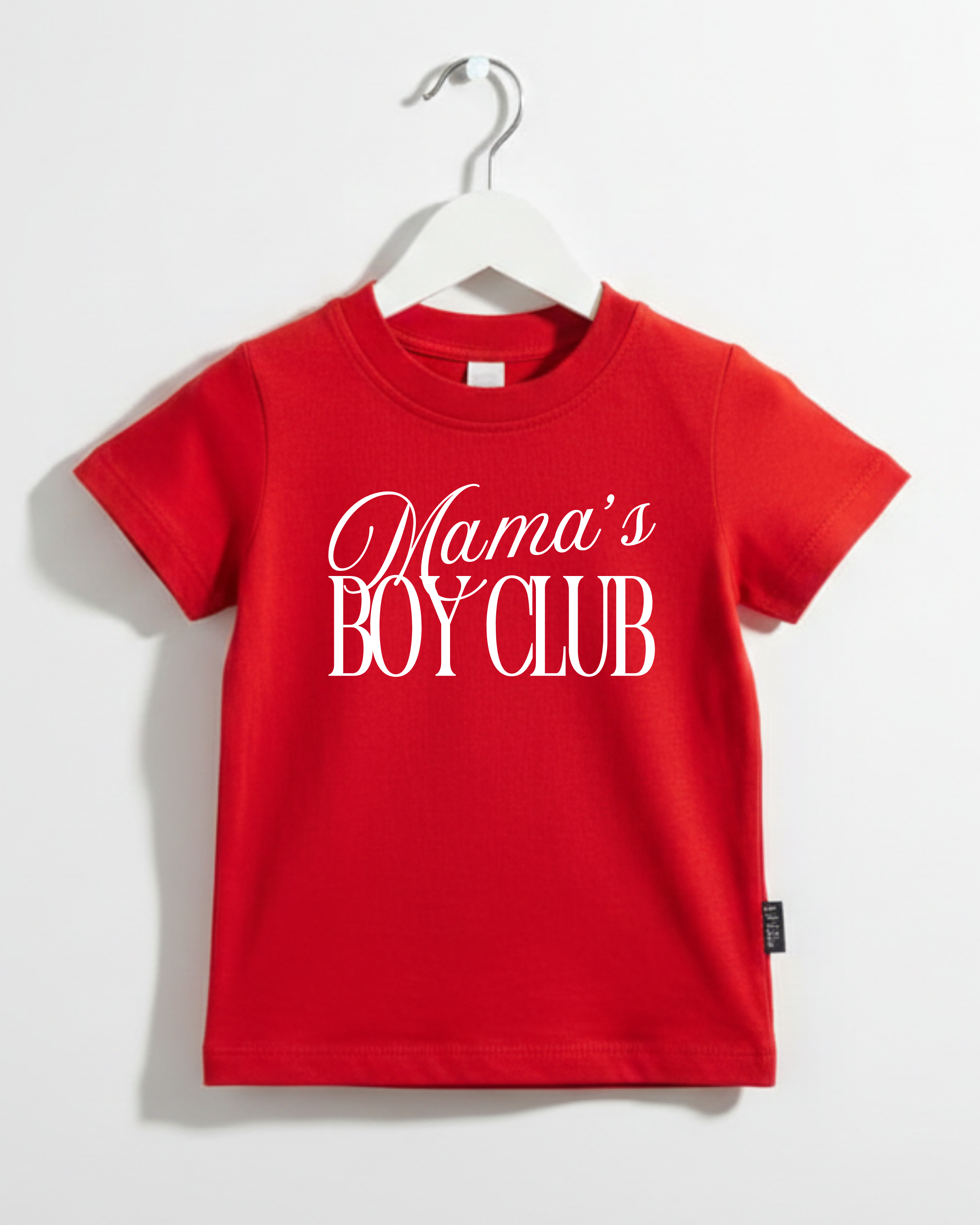Mama's Boy Club Kids Graphic Tee - Soft Cotton Top