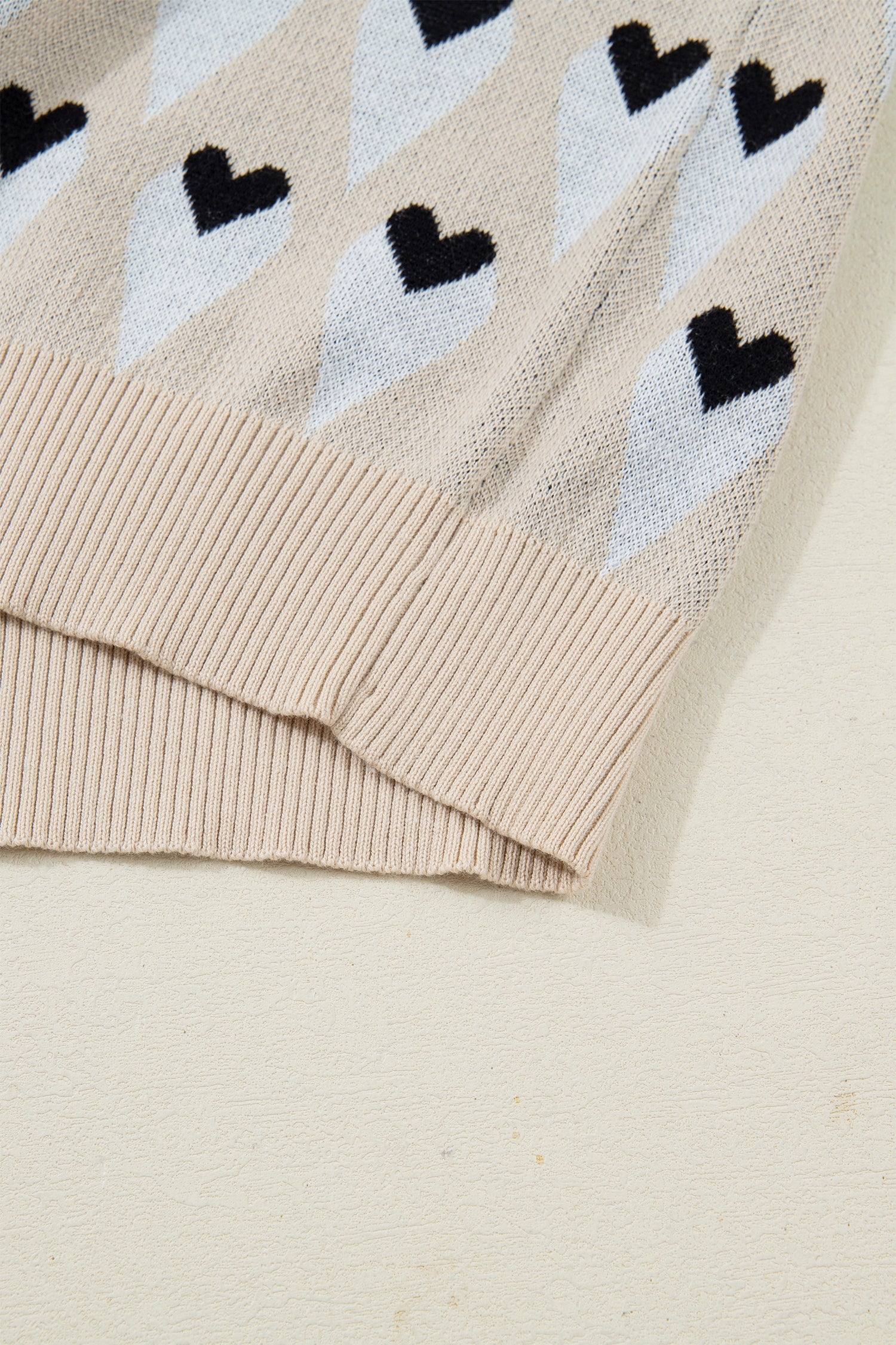 Aspyn Ribbed Trim Loose Sweater