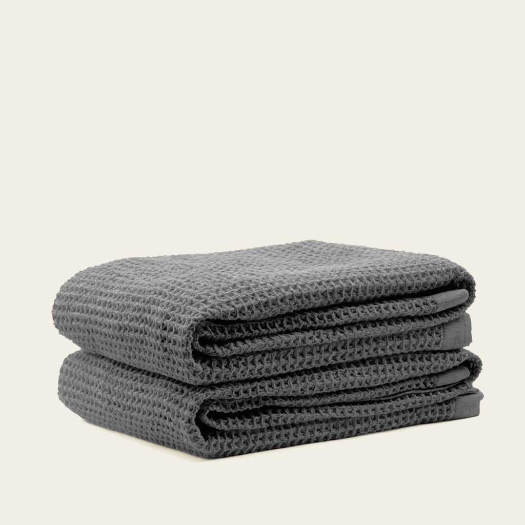 Sedona White Cotton Waffle Weave Bath Towel - Image 37