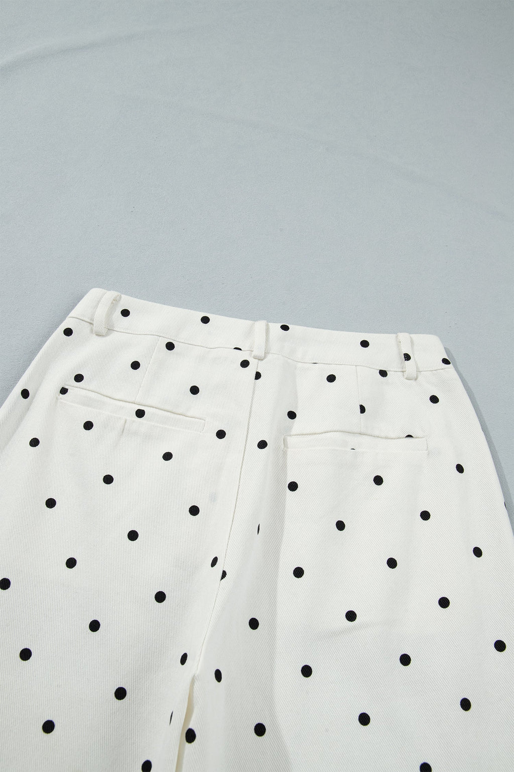 Whitley Patch Cotton Shift Pants in Black and White