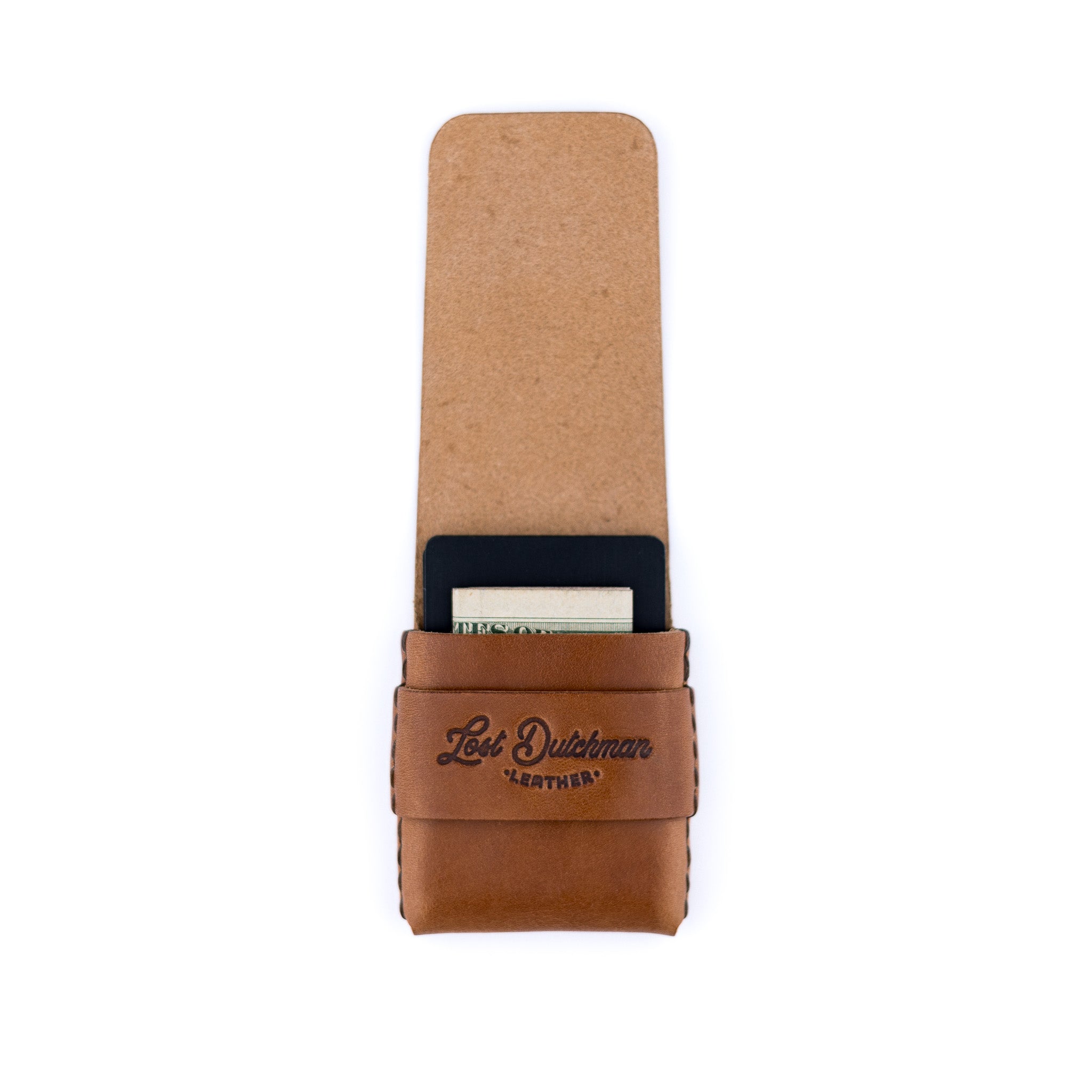 The Original Finnigan Leather Card Wallet - Brown
