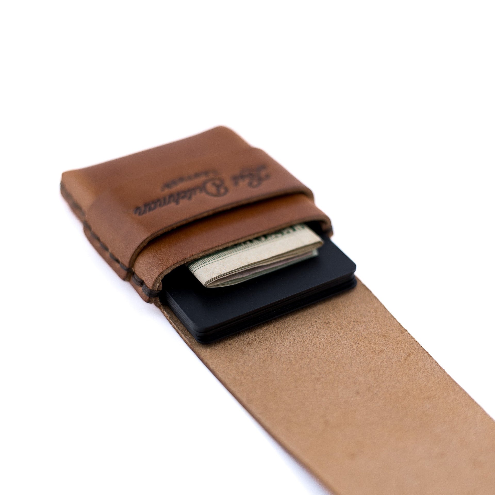 The Original Finnigan Leather Card Wallet - Brown