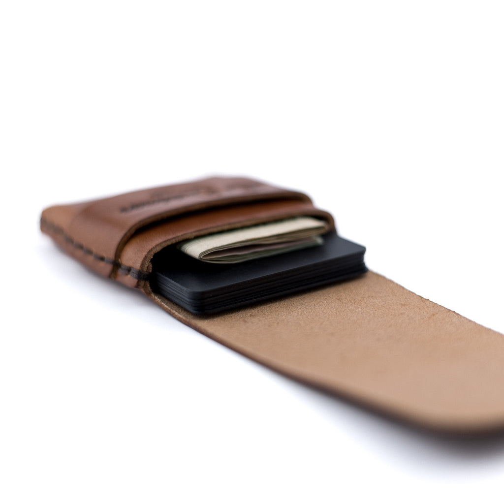 The Original Finnigan Leather Card Wallet - Brown