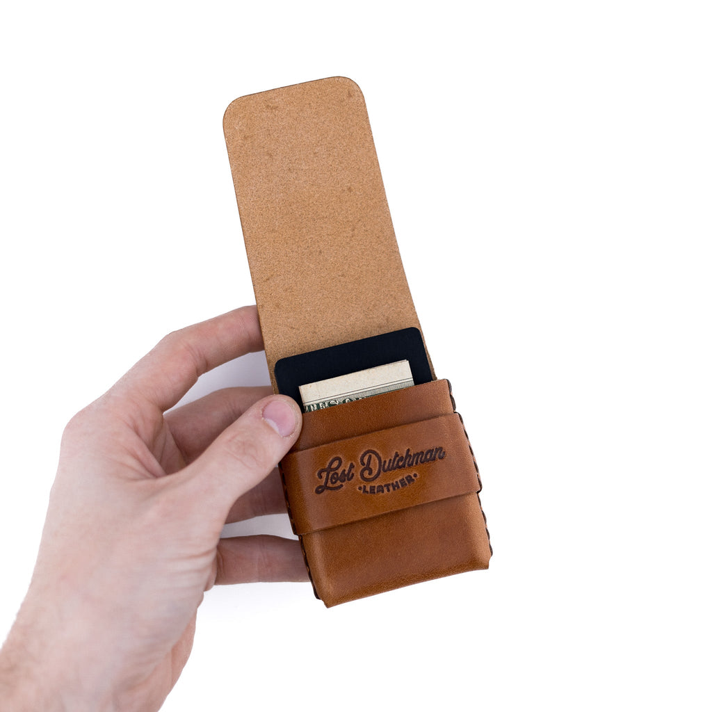 The Original Finnigan Leather Card Wallet - Brown