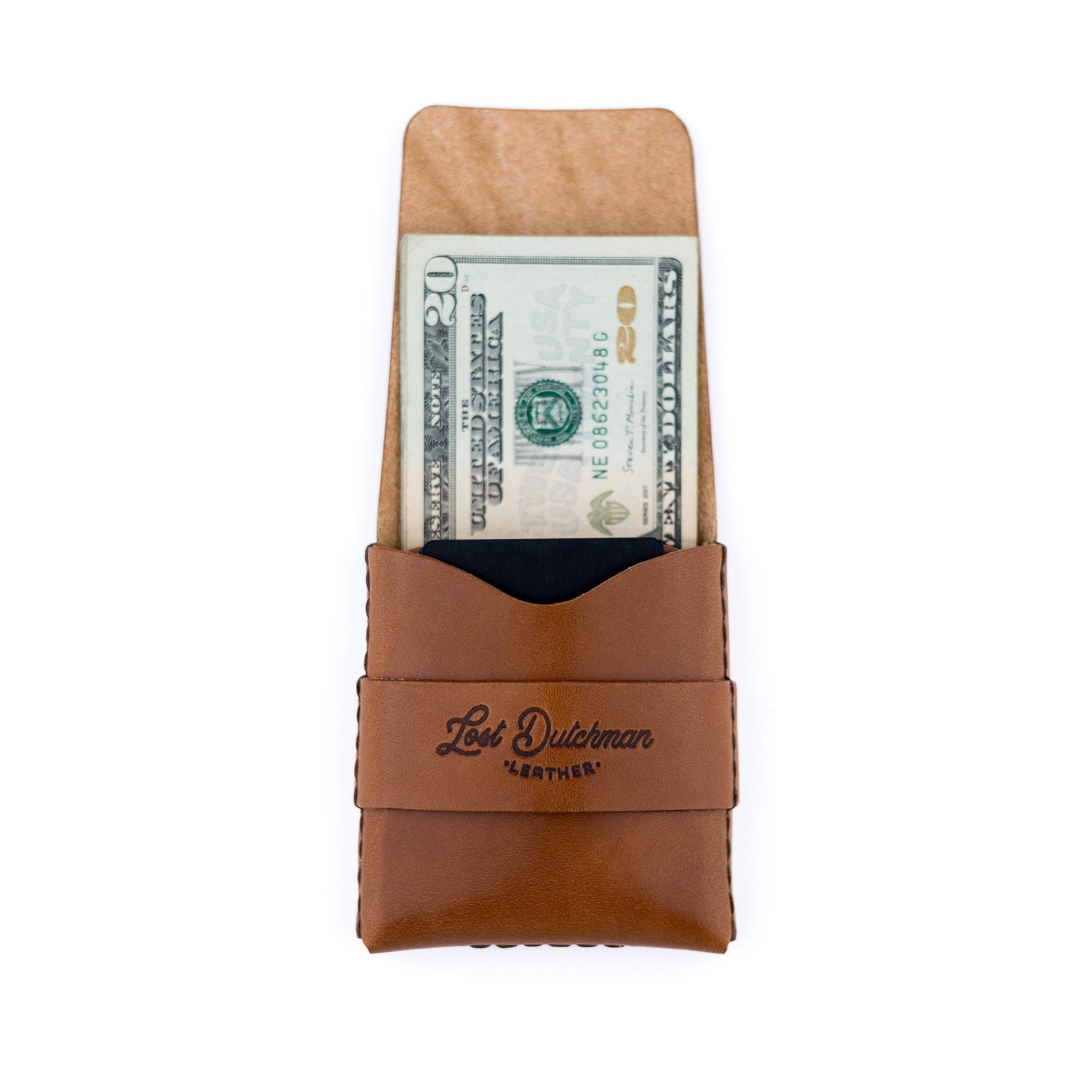 The Big Finn Brown Full-Grain Leather Minimalist Card Holder