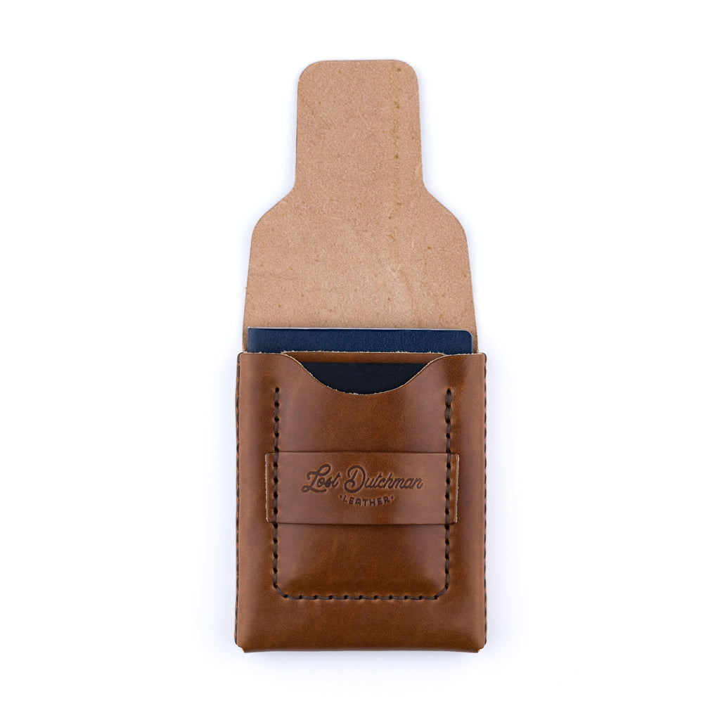 The Huckleberry Standard Passport Wallet - Brown