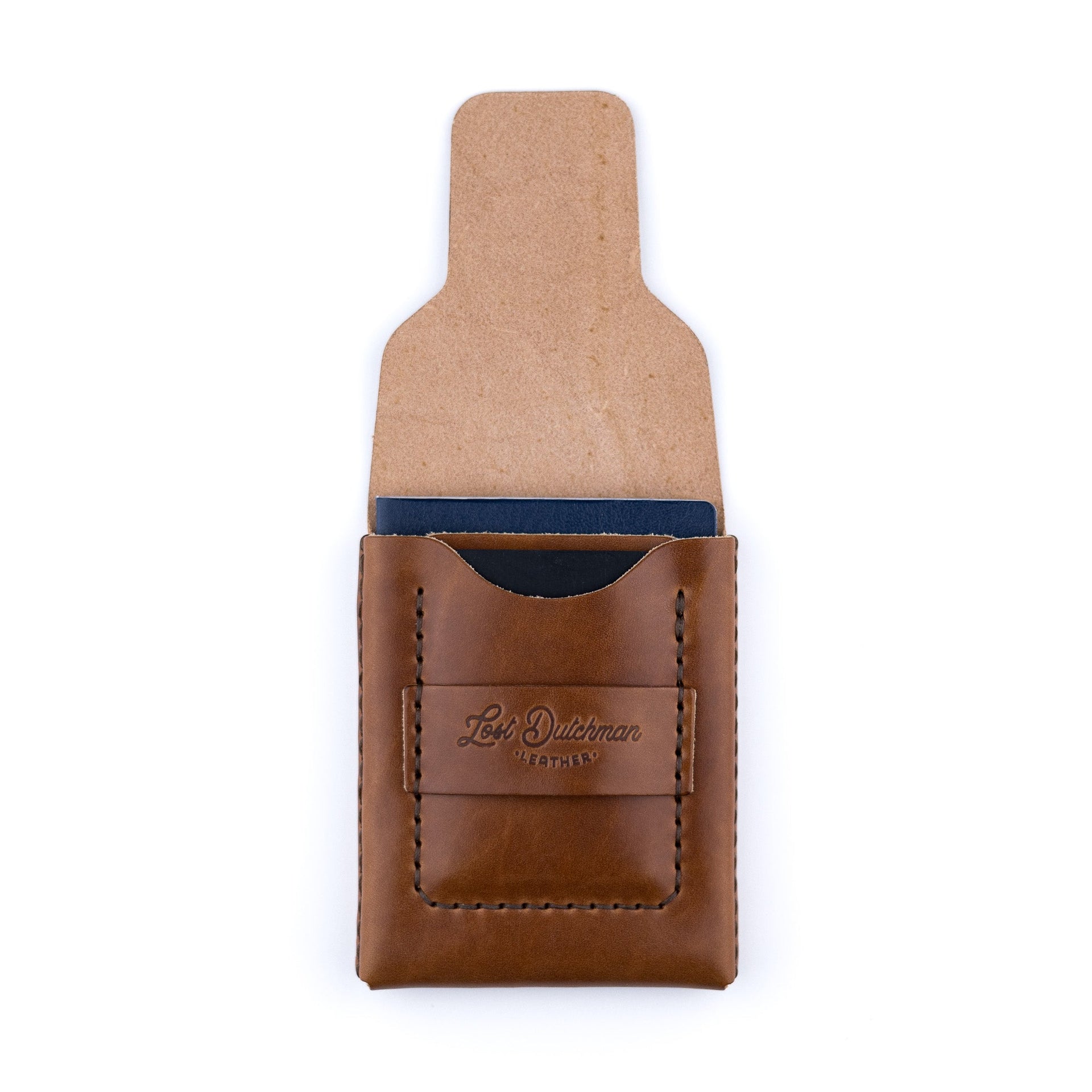 The Huckleberry Standard Passport Wallet - Brown
