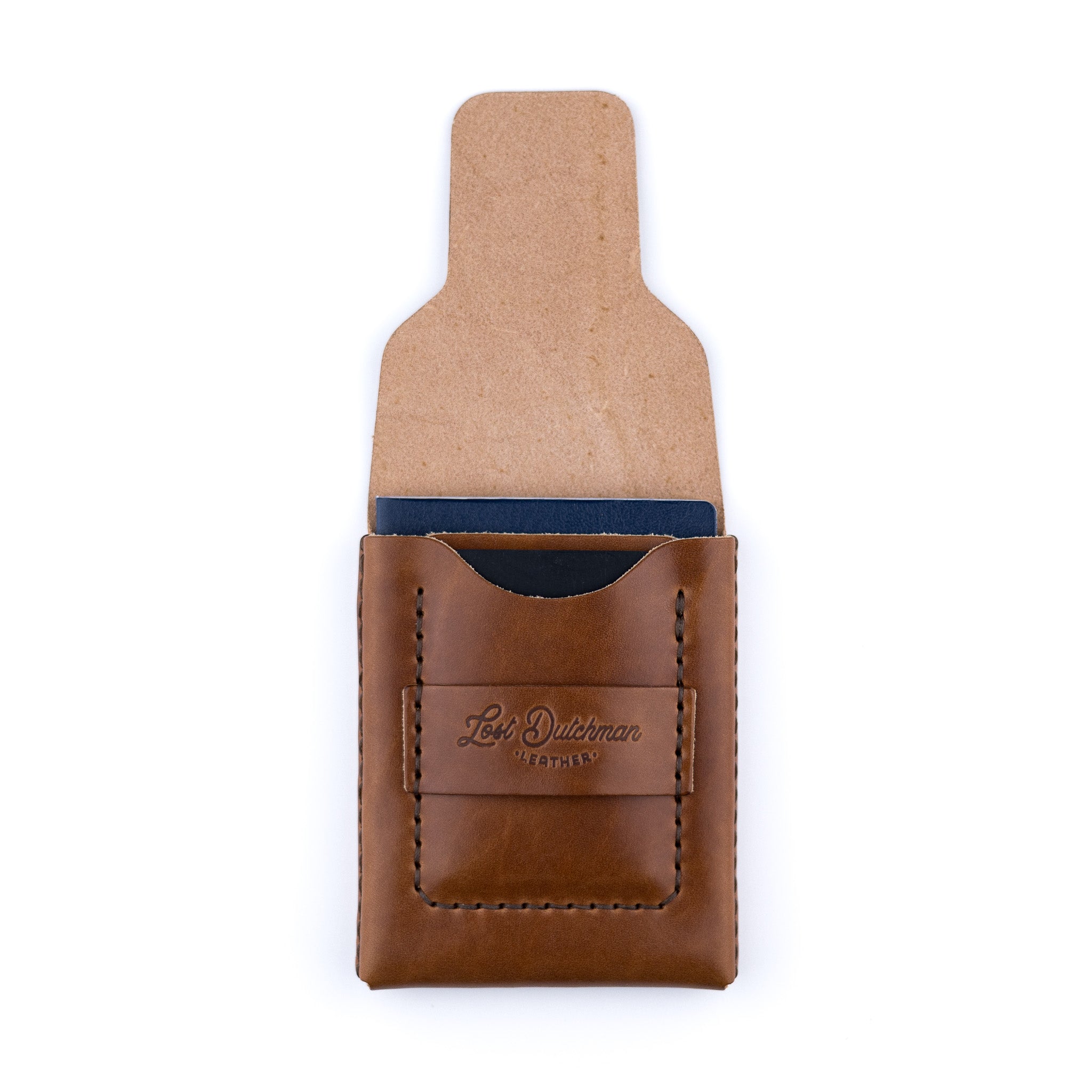 The Huckleberry Standard Passport Wallet - Brown
