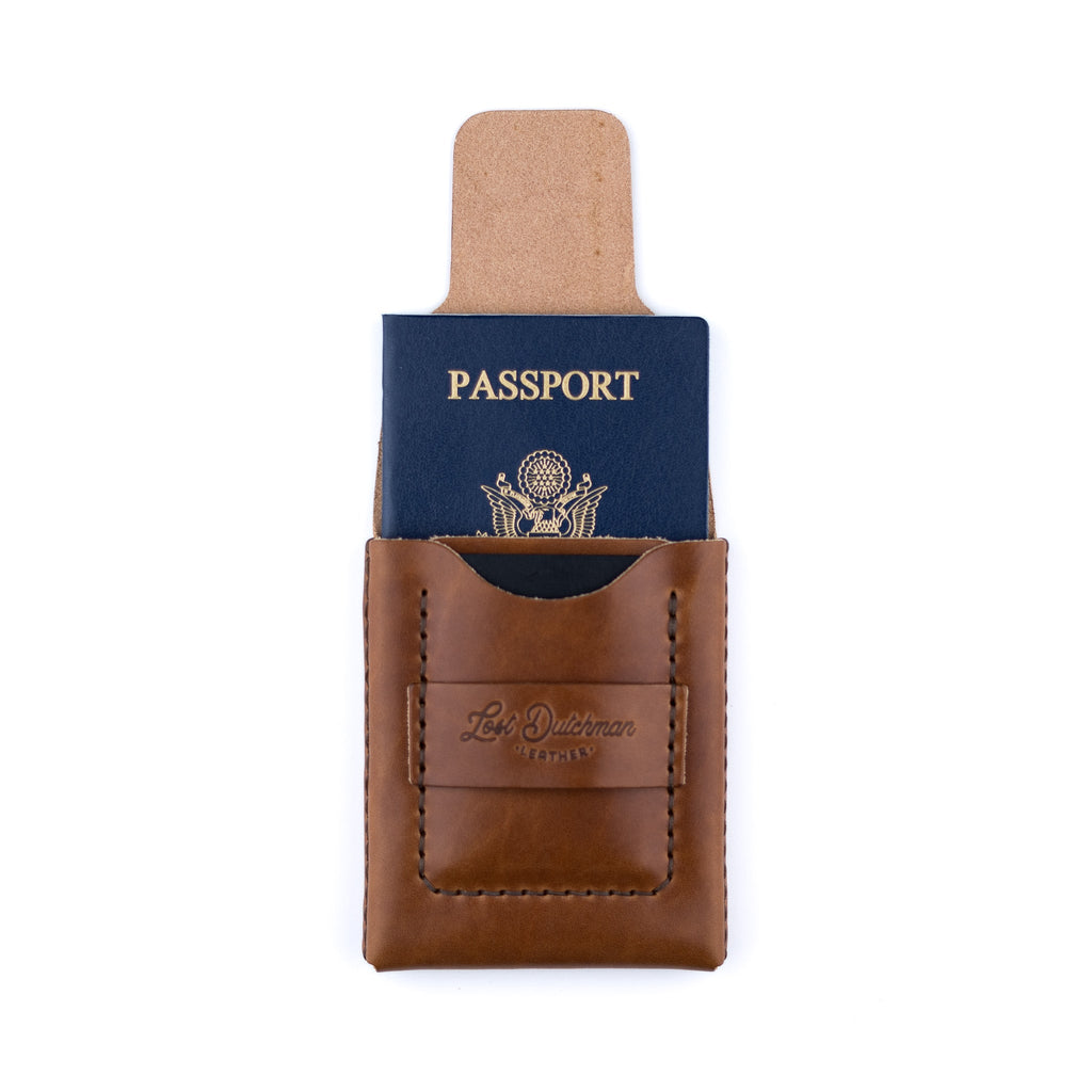 The Huckleberry Standard Passport Wallet - Brown