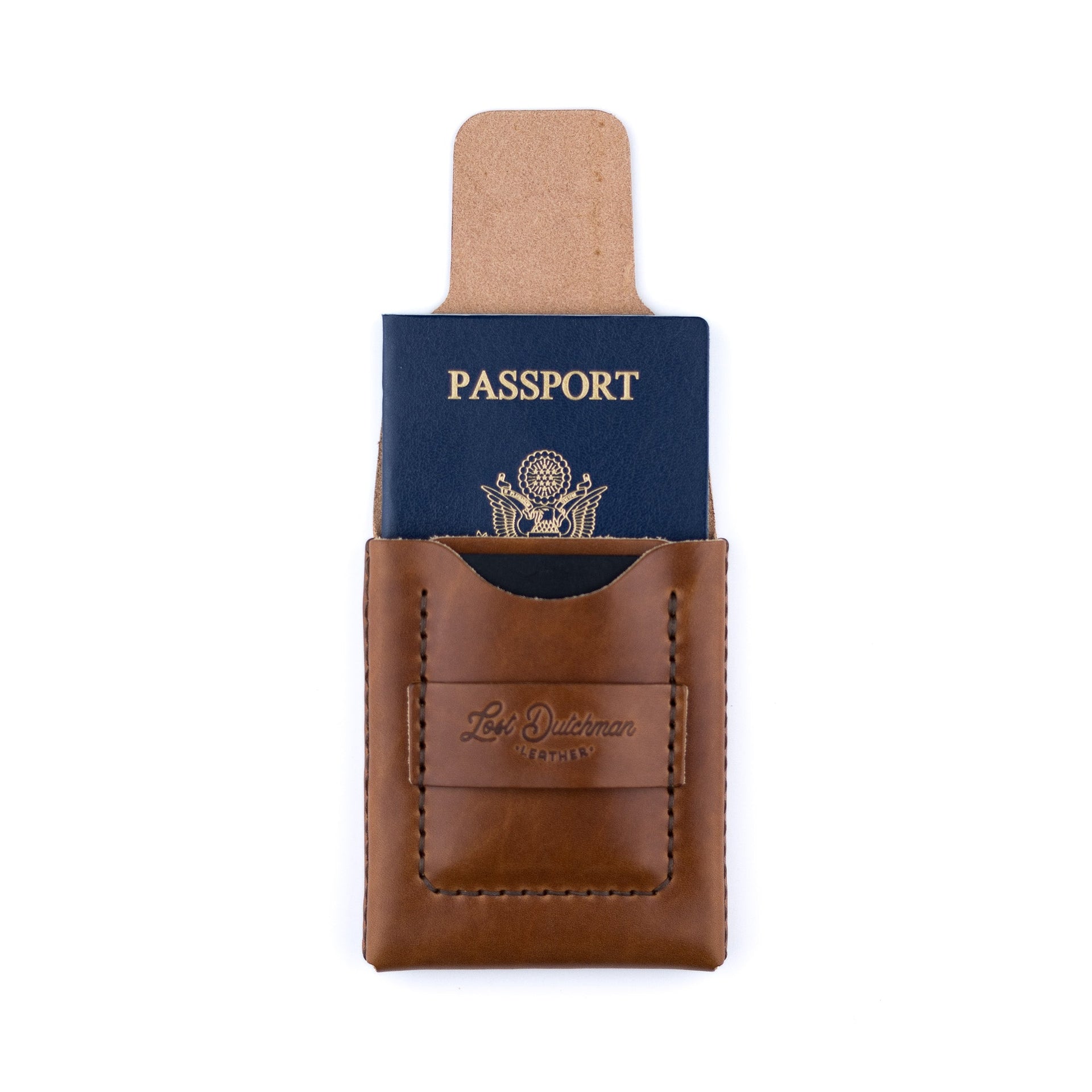 The Huckleberry Standard Passport Wallet - Brown