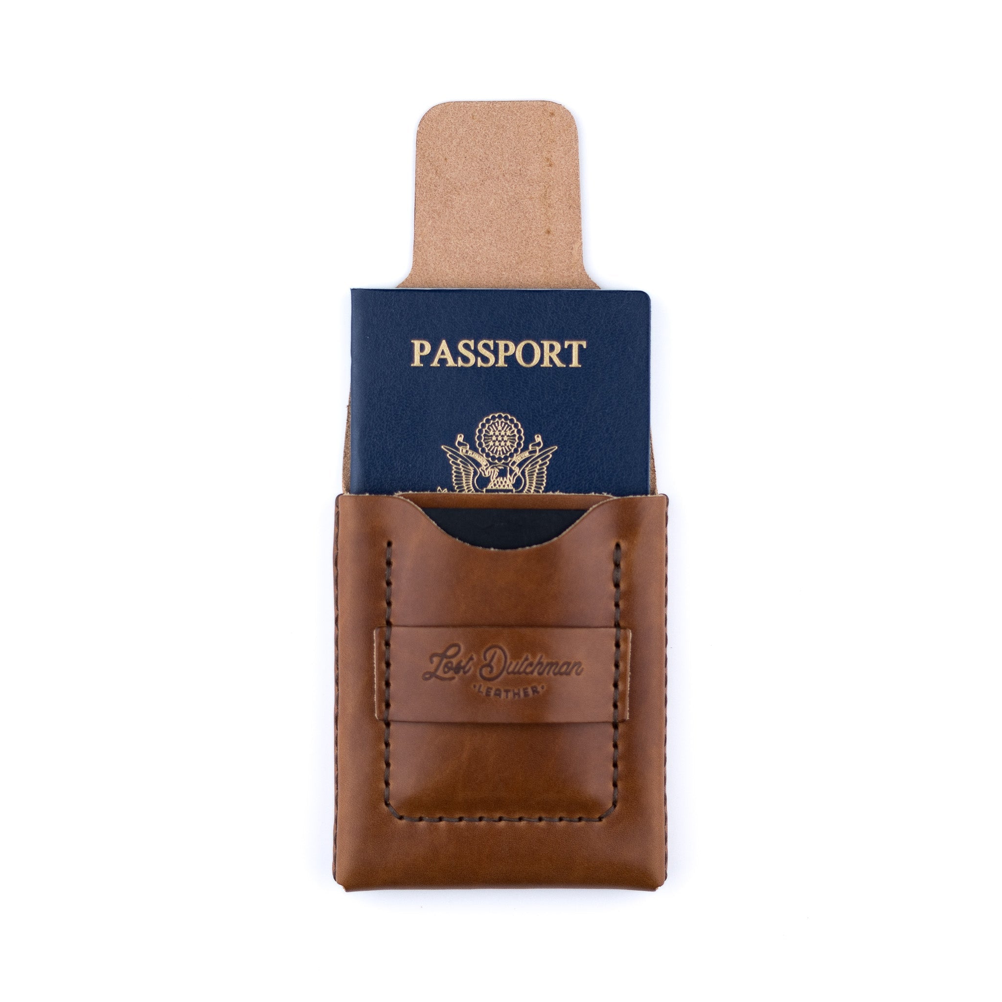 The Huckleberry Standard Passport Wallet - Brown