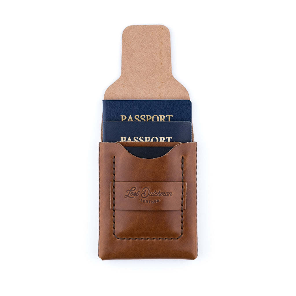 The Huckleberry Standard Passport Wallet - Brown